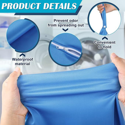 Shappy 2 Pcs Large Travel Laundry Bag Washable Waterproof Wet Dry Large Dirty