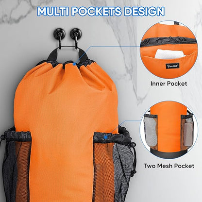 BALEINE 120L Laundry Bag Backpack, 900D Oxford Fabric Large Travel Laundry Bags