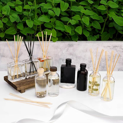 Urban Naturals Lemongrass Verbena Reed Diffuser Scented Sticks Set | (Refresh + Renew) Mind & Body Aromatherapy Collection | Essential Oil Botanical Room Scent