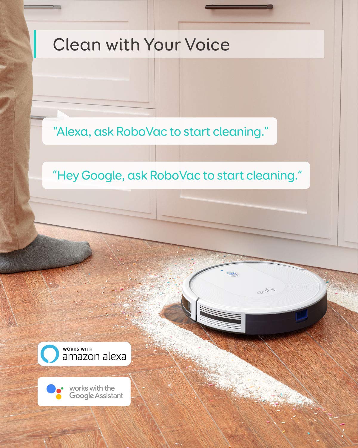 eufy Robot Vacuum Omni S1 Pro, HydroJet System with Roller Mop, Robot Vacuum and Mop Combo, Eco-Clean Ozone, Incrediable Suction, Obstacle Avoidance, Auto Mop Washing & Drying, Self-Emptying