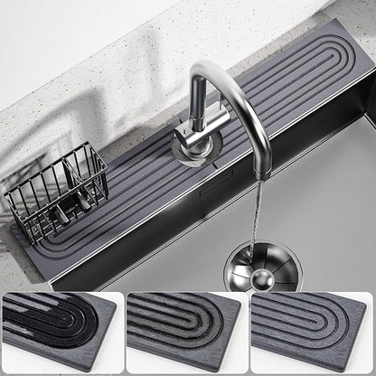 Cisily Diatomite Faucet Mat for Kitchen Sink Protectors