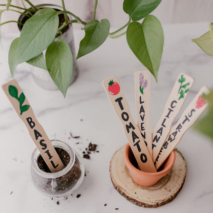 Wood Paint Stick 17-3/4 inch, Pack of 50 Paint Stir Sticks, Jumbo Craft Sticks, Unfinished Wooden Sticks for Garden Markers, by Woodpeckers