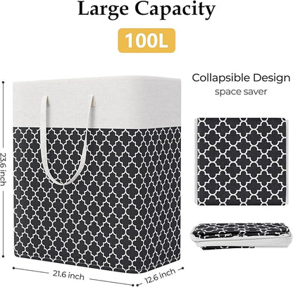 StorageRight Laundry Basket Hamper Large Collapsible Laundry Hamper