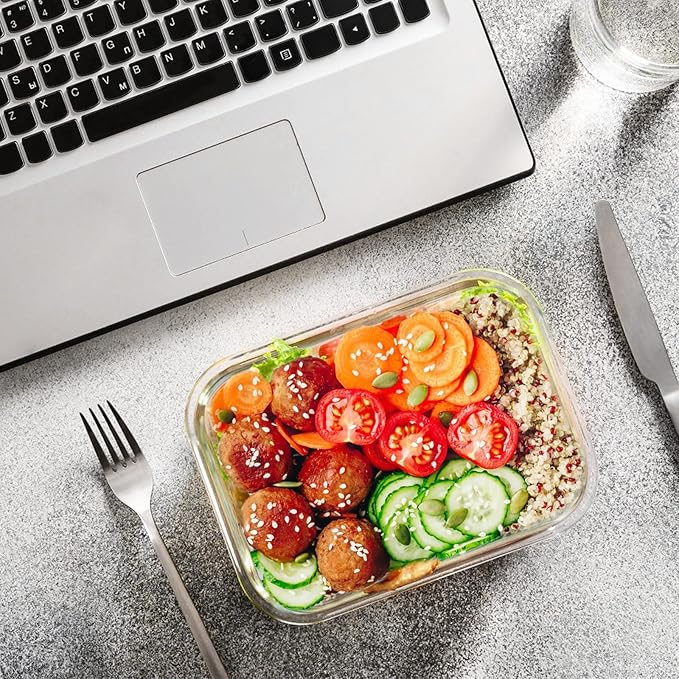24-Piece Glass Food Storage Containers