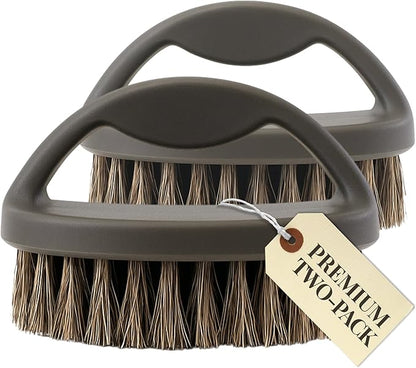 Hat Brush for Felt and Wool – Soft Horsehair Bristles for Cleaning Cowboy Hats