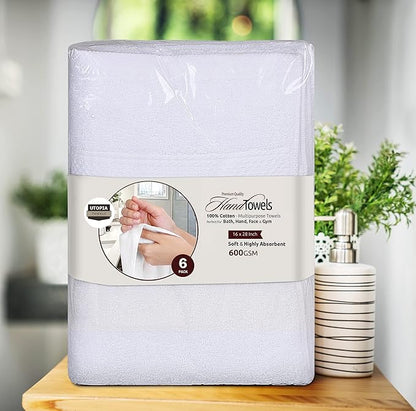 Utopia Towels 72 Pack Premium Hand Towels Set, 100% Ring Spun Cotton, Ultra