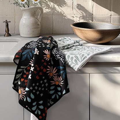 RECYCO Waffle Kitchen Towel Set of 2