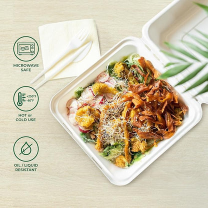 Freshware Clamshell Take Out Food Containers
