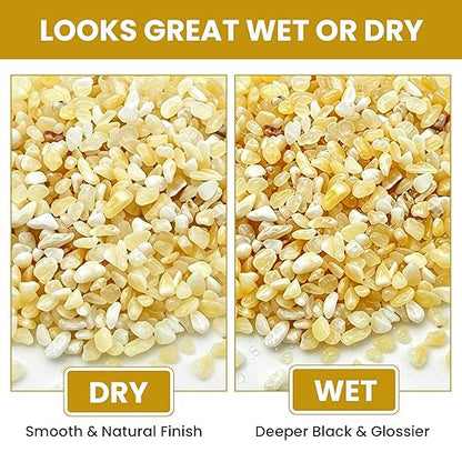 1/8 Inch Aquarium Gravel, Small Pebbles for Fish Tank, Indoor Plants & Succulents, Natural Mini River Rocks for Drainage, Terrarium, Top Dressing & Vase Filler, Cream Beige, 6LB