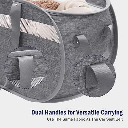Collapsible Laundry Baskets, Foldable Tear Proof Pop Up Hamper