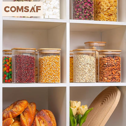 ComSaf 1.2 Qt Glass Storage Containers