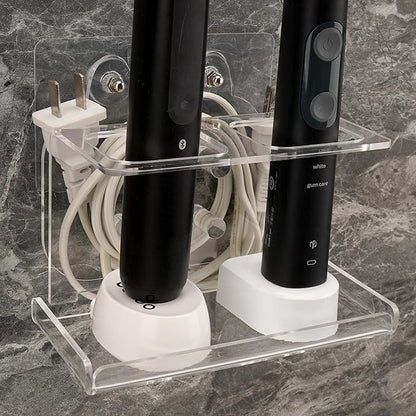Electric Toothbrush Holder Wall Mounted, Electric Toothbrush Cord Organizer