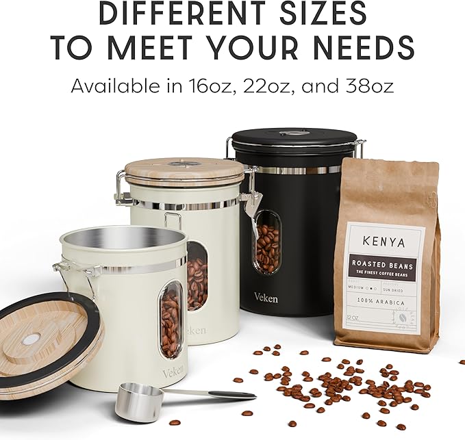 Veken Coffee Sugar Canister