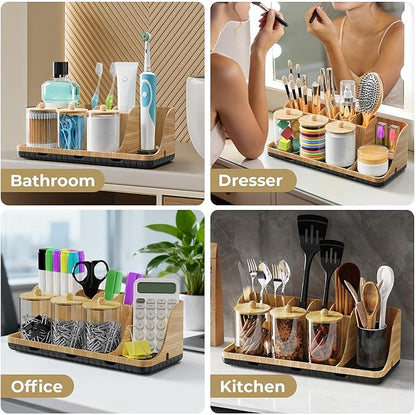 Bathroom Counter Organizer, Bathrooms Toothbrush Holder Set