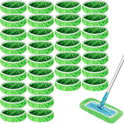 Reusable Dry Sweeping Cloths Microfiber Wet Mop Pads Compatible