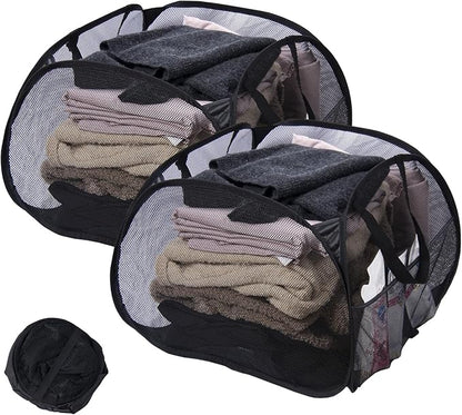 Collapsible Laundry Basket, 90L Foldable Pop-up Laundry Hamper