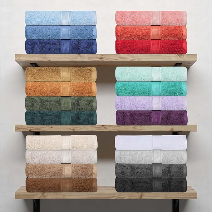 Superior Solid Egyptian Cotton Face Towel Set