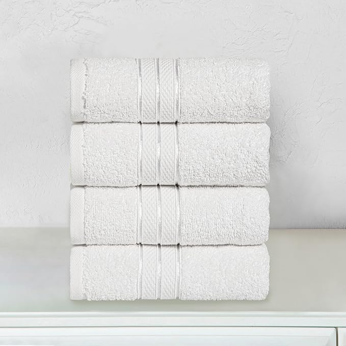 Elegant Comfort Three Line Popcorn Towel Set