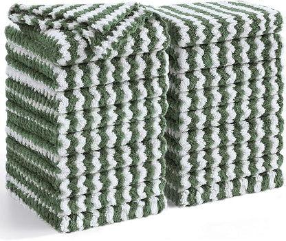 Homaxy 18 Pack Kitchen Dish Cloths, Ultra Soft and Absorbent Dish Towels