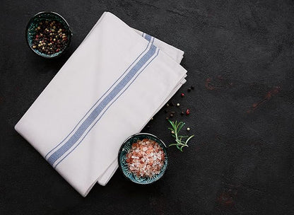 Utopia Towels Blue Dish Towels 100% Ring Spun Cotton Highly Absorbent &