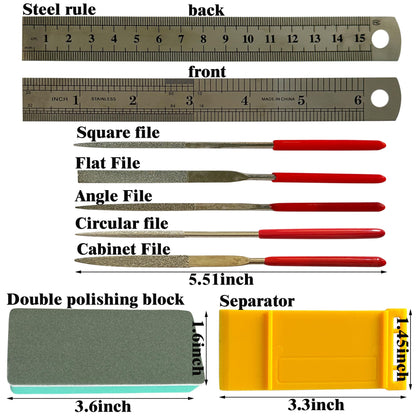 KOOMEKI 36 Pcs DIY Modeling Hobby Tool Kit, Basic Modeler Craft Set, Dollhouse & Gundam Miniature Handmade Craft Tools