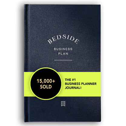 Bedside Business Plan - Start Your Business Today, 2026 Guided Journal, Goal Setting & Planning – Step-by-Step Guide for New Entrepreneurs - Empowering Planner Gifts for Women & Men