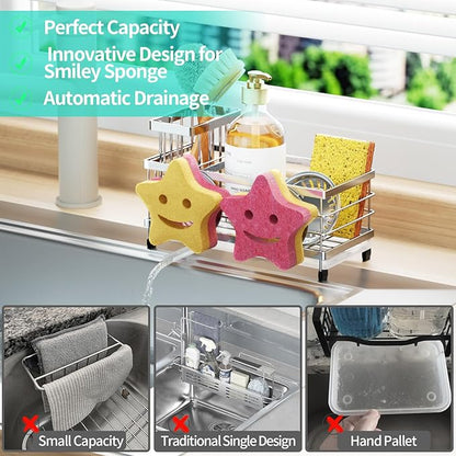 HapiRm Sink Caddy Sponge Holder