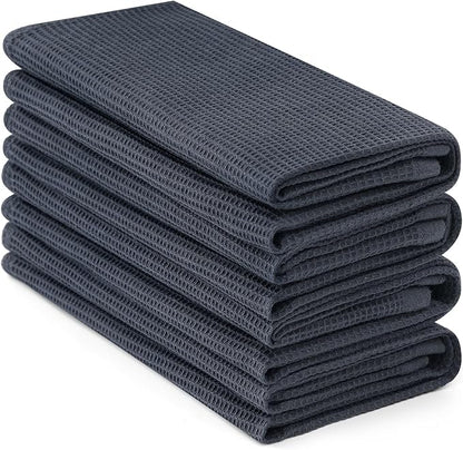 Homaxy 100% Cotton Waffle Weave Kitchen Towels