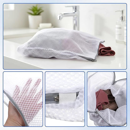 3Pcs 22" x 15" Mesh Hanging Laundry Bags