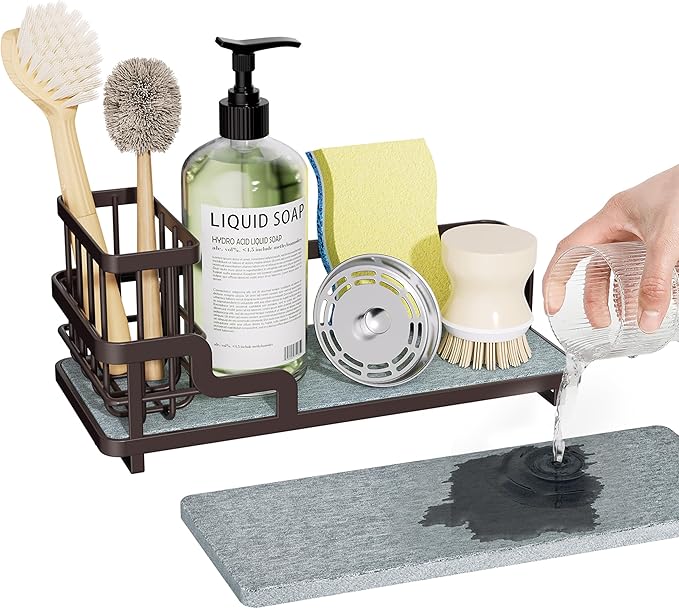 Consumest Sponge Holder for Kitchen Sink