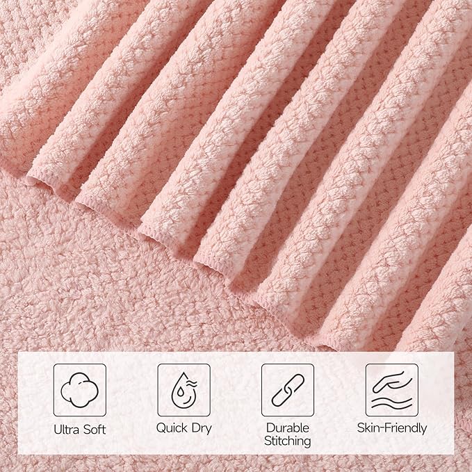 REDKISS Pink Towel Set of 8