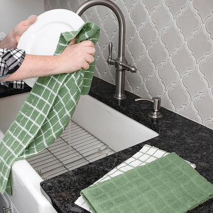 Ritz Premium 100% Cotton Terry Check Kitchen Dish Towels