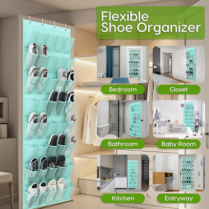 Unjumbly Over the Door Shoe Organizer