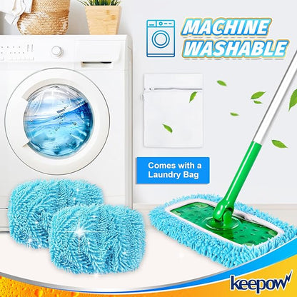 KEEPOW Wet Pads Refill for Swiffer Sweeper Mop and Sweep & Mop Deluxe
