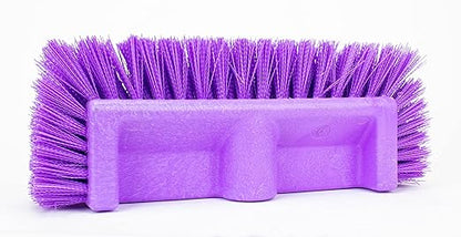 SPARTA Multi-Level Tile Scrub Brush 12" Wide Brush Head, Heavy-Duty Tile