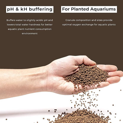 Ultum Nature Systems Controsoil - Freshwater Aqua Soil Substrate for Fish, Shrimp, Live Plant Propagation and Aquascaping - 6.8pH Low Ammonia, Volcanic Ash - Brown, Fine (10 Liter)