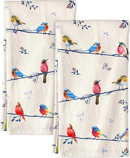 Flour Sack Kitchen Towels Set of 2-18x26 Cotton Dish Towels