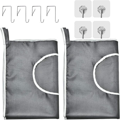 Durable hanging laundry hamper bag Behind door Space Saving