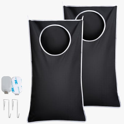 Hanging Laundry Hamper Bag XL 40x22", Space Saving over the Door Storage Bags