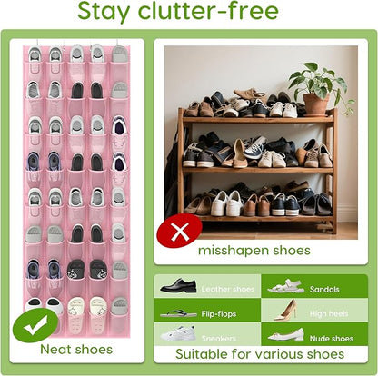 Unjumbly Over the Door Shoe Organizer