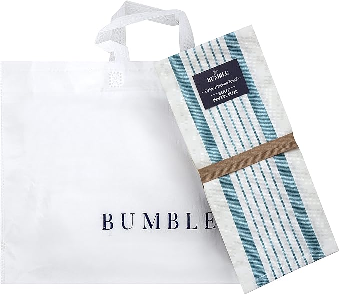 Premium Kitchen Towels | Large Cotton Dish Towels | Flat & Terry Highly