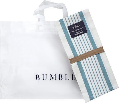 Premium Kitchen Towels | Large Cotton Dish Towels | Flat & Terry Highly