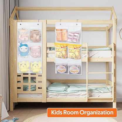 KIMBORA 2 Packs Narrow Over the Door/Wall Shoe Organizer Cruise, Small Hanging