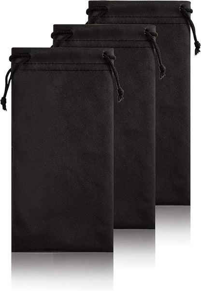 TRIUMPH VISION Soft Eyeglass Pouch 3 Pack
