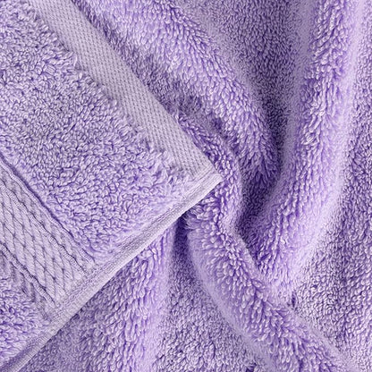 SUPERIOR Egyptian Cotton Pile 8 Piece Towel Set, Includes 2 Bath, 2 Hand