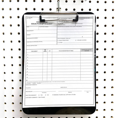 Officemate Magnetic Clipboard with Low Profile Clip, Black, Recycled Plastic (83215)