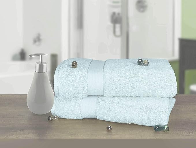 GLAMBURG 700 GSM Premium Oversized Extra Large Cotton Bath Sheet 35x70-100%