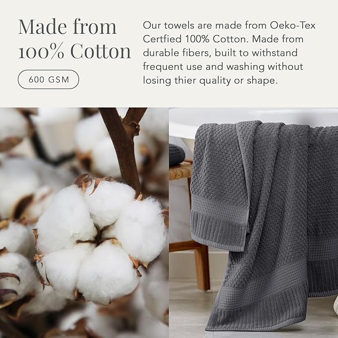 NY Loft 100% Cotton 2 Pack Bath Sheet Towel Set | Extra Large Oversize Bath