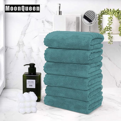 MOONQUEEN 6 Pack Premium Hand Towels