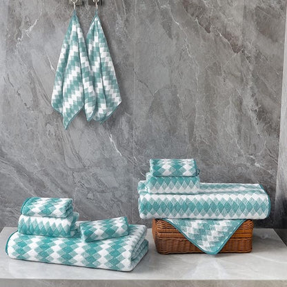 Hand Towels Set 2 Pack-16“x31” Ultra Soft Microfibers Bathroom Towel Set Highly